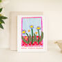 Make Today Bloom Flower Floral Positivity Art Print, thumbnail 1 of 2