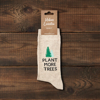 Unisex Plant More Trees Socks, 2 of 2