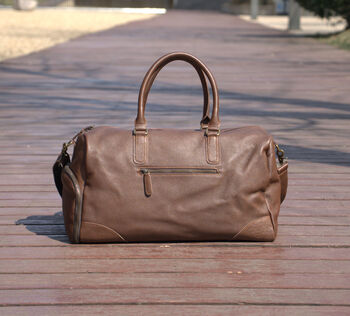 Leather Weekend Bag, 10 of 12