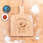 Personalised Bamboo Couples Pizza Peel, thumbnail 3 of 5