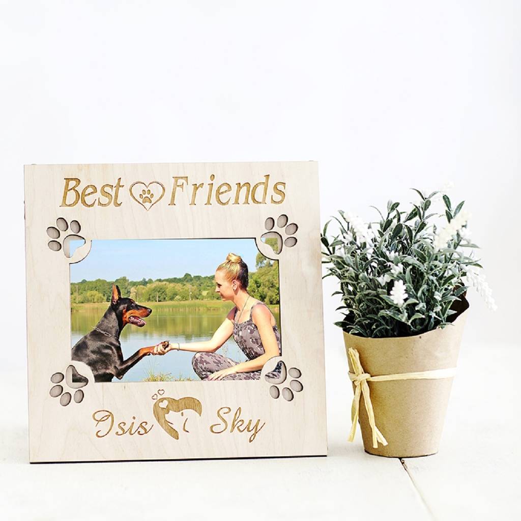 BEST FRENDS FUREVER Gft, Dog Gft, Dog Frame, Dog Pcture Frame, Dog