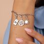 Passport Charm Necklace, Sterling Silver Or Gold Plated, thumbnail 7 of 12