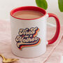 Funny New Mum 'Tired As A Mother' Colourful Tea Mug, thumbnail 1 of 4
