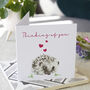 Thinking Of You Hedgehog Card, thumbnail 2 of 5