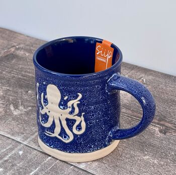 Blue Octopus Mug, 2 of 3
