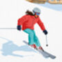 Personalised Female Skier Art Print, thumbnail 4 of 7