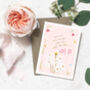 Daisy Chain Floral Sending Love Card, thumbnail 1 of 2