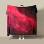 Space Fleece Blanket California Red Nebula, thumbnail 1 of 10