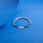 Foxtail Mens Bracelet Silver 5mm Personalised Gifts, thumbnail 11 of 12