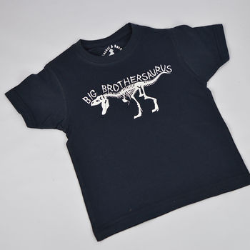 'Big Brothersaurus' Dinosaur Announcement T Shirt, 3 of 5