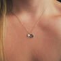 The Pebble 9ct Gold Charm Pendant With White Topaz, thumbnail 5 of 8