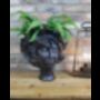 Butterfly Lady Head Planter Indoor/Outdoor, thumbnail 2 of 7