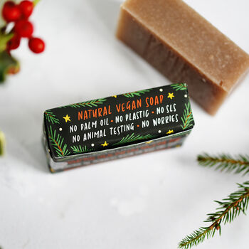 100% Natural Cinnamon Christmas Soap Bar, 2 of 7
