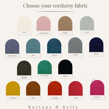 Personalised Corduroy Name Letters – Handmade Nursery Name Sign, Children’s Bedroom Wall Décor, New Baby Gift, 8 of 8