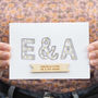 Personalised Couples Initials Card, thumbnail 3 of 6