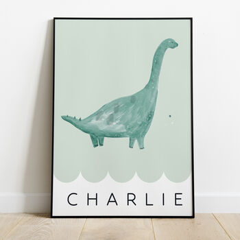 Personalised Children's Dinosaur Print, 4 of 4