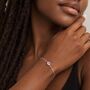 Personalised Sterling Silver June Birthstone Alexandrite Bracelet, thumbnail 1 of 11