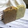 Gift For Him Eco Friendly Soap Box With Coffee And Coconut Milk Poppy Seeds Soap Bar, thumbnail 1 of 4