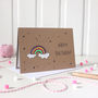 Personalised Bright Rainbow Happy Birthday Card, thumbnail 6 of 8