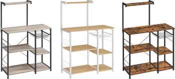 Baker’s Rack With Storage Hooks For Kitchen, 10 of 10