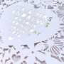 Personalised Floral Foil Wedding Day Card, thumbnail 2 of 3