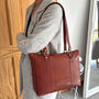 Women's Leather Shoulder Bag, Tote Bag, thumbnail 4 of 6