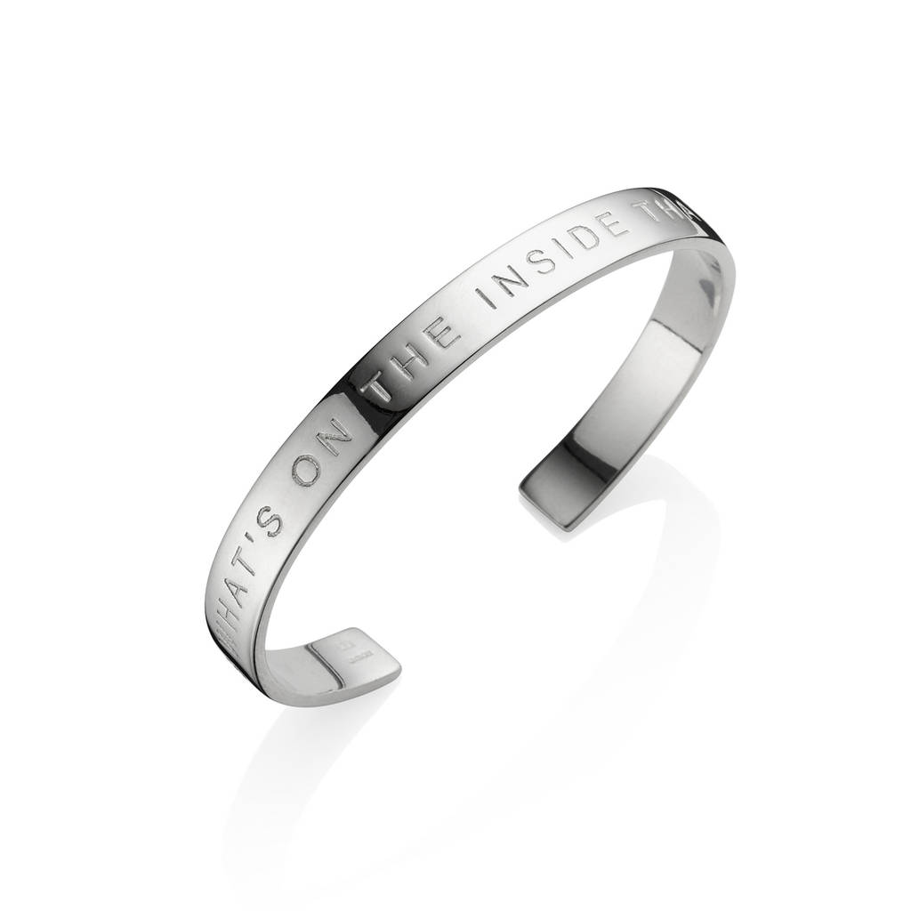 Meaningful Quote Bangles By Under the Rose
