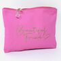 'Beautiful Friend' Make Up Toiletry Pouch, thumbnail 2 of 6