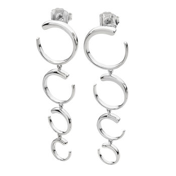 Quarter Luna Earrings, 2 of 4