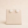 Sterling Silver Chrysanthemum Flower Stud Earrings – 8mm, thumbnail 3 of 5