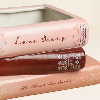 Stack Of Books Ceramic Planter, 3 of 3