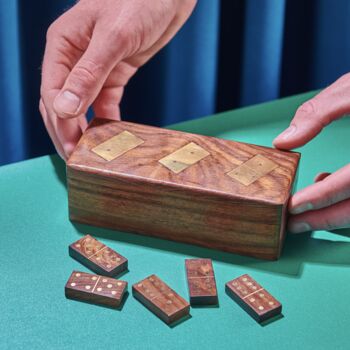 Personalised Luxury Dominoes Gift Box, 2 of 5
