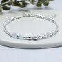 Aquamarine Gemstone And Sterling Silver Bracelet, March Birthstone Jewellery, thumbnail 4 of 6