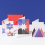Colourful Star Christmas Cards, thumbnail 4 of 4