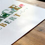 Dinosaur Illustrated Child's Name Print, thumbnail 3 of 7