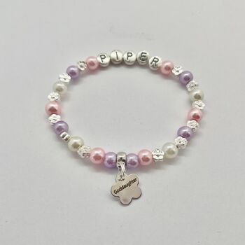 Personalised Goddaughter Charm Bracelet, 8 of 10
