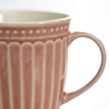 Pink Pembroke Stoneware Mug, 2 of 4