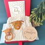 Highland Cow Baby's First Christmas Gift Box, thumbnail 1 of 11