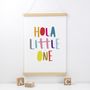Hola Little One New Baby Print, thumbnail 1 of 4