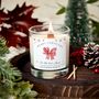 Merry Christmas To The Best Mum Personalised Christmas Candle Gift, thumbnail 5 of 7