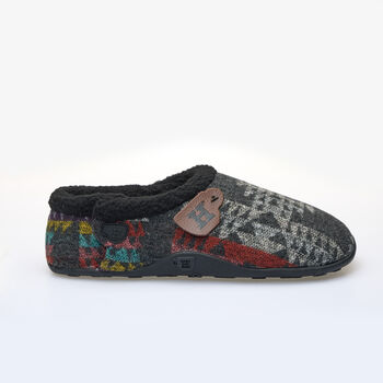 Mitch Aztec Patterned Mens Slippers Indoor/Garden Shoes, 10 of 12
