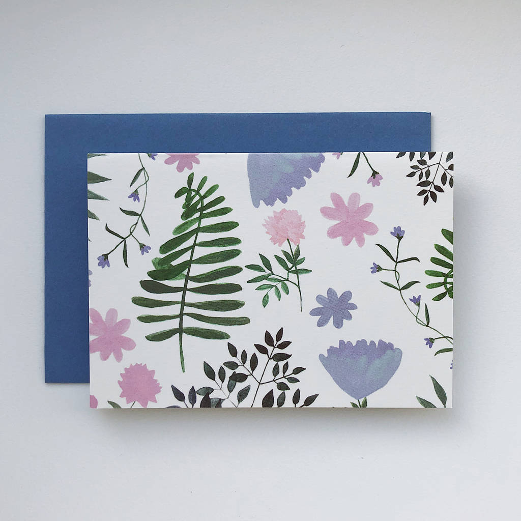Wildflower Card By Peggy & Kate