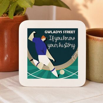 Set Of Four Coasters Gift For Football Fans, 4 of 12