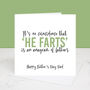 Anagram Father's Day Card, thumbnail 3 of 4