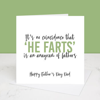 Anagram Father's Day Card, 3 of 4