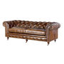 Vintage Leather Chesterfield Two Or Three Seater Sofa, thumbnail 2 of 2