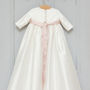 Echo Silk Long Sleeved Christening Gown, thumbnail 2 of 11