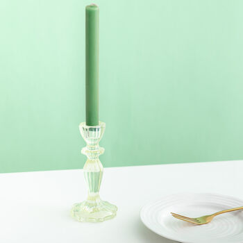 Colourful Glass Candlestick Holder, 4 of 12