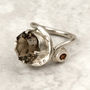 Smoky Topaz Ring In Silver, thumbnail 1 of 2