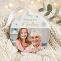 Memorial Photo Ceramic Disc Hanging Decoration Bauble + Gift Box, thumbnail 4 of 10